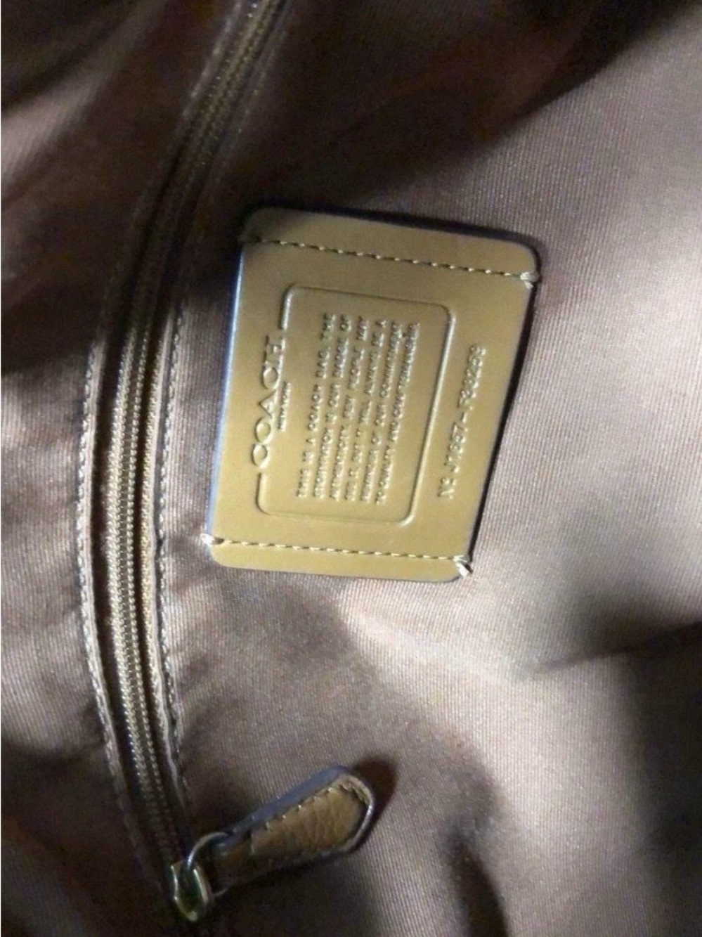 Coach Harley Saddle Brown Pebble Leather Hobo with Shoulder Strap - Picture 5 of 11